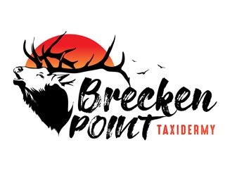 Brecken Point Taxidermy logo design by DreamLogoDesign