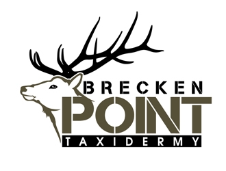 Brecken Point Taxidermy logo design by DreamLogoDesign