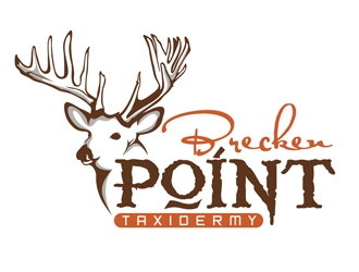 Brecken Point Taxidermy logo design by DreamLogoDesign