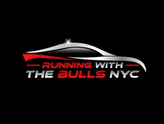 Running with the Bulls NYC  logo design by shravya