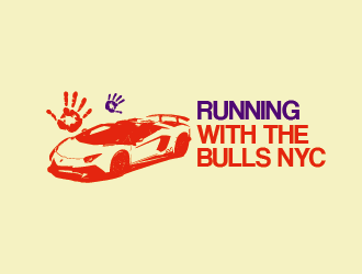 Running with the Bulls NYC  logo design by czars