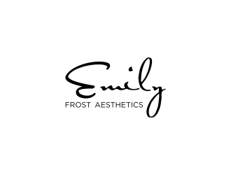 Emily Frost Aesthetics logo design by p0peye