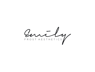 Emily Frost Aesthetics logo design by elleen