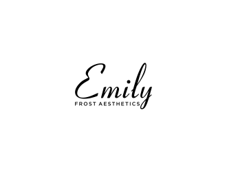 Emily Frost Aesthetics logo design by haidar
