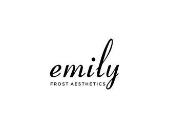 Emily Frost Aesthetics logo design by haidar