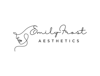 Emily Frost Aesthetics logo design by Shabbir