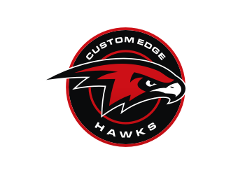 Custom Edge Hawks logo design by andayani*