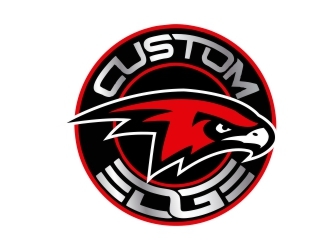 Custom Edge Hawks logo design by ManishKoli