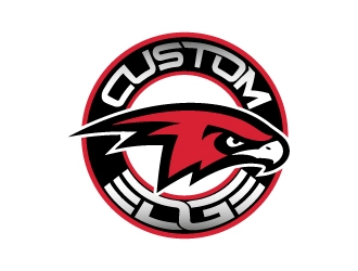 Custom Edge Hawks logo design by Mirza