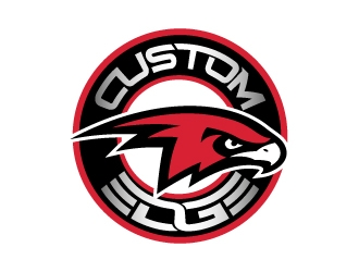 Custom Edge Hawks logo design by Mirza
