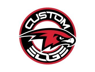 Custom Edge Hawks logo design by Mirza