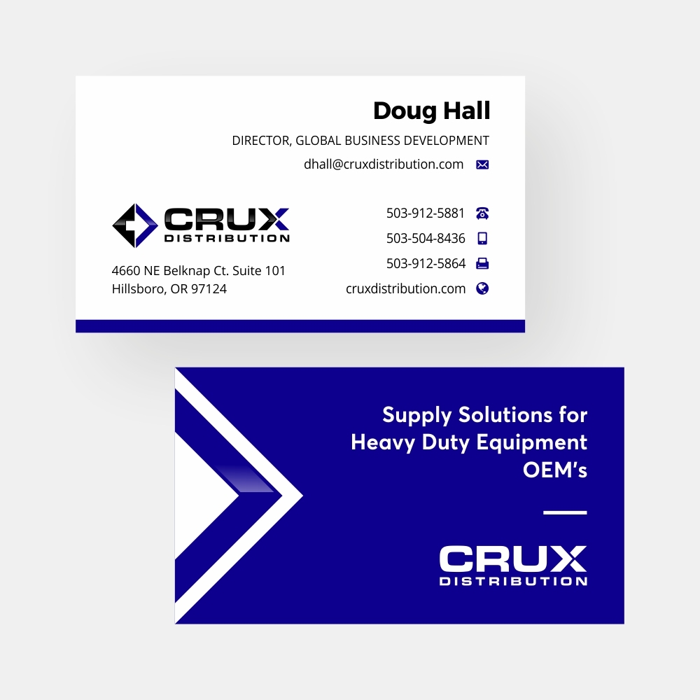 Crux Distribution logo design by Ibrahim