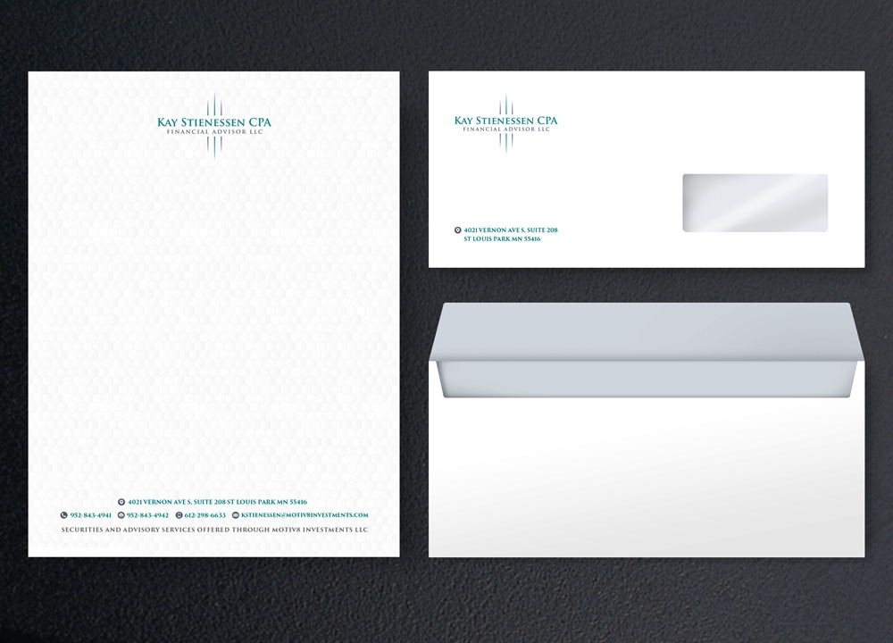 Kay Stienessen CPA Financial Advisor LLC logo design by KHAI