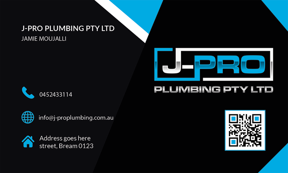 J-PRO Plumbing Pty Ltd logo design by aryamaity