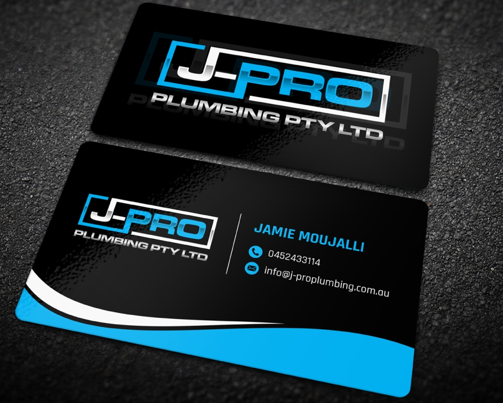 J-PRO Plumbing Pty Ltd logo design by Boomstudioz