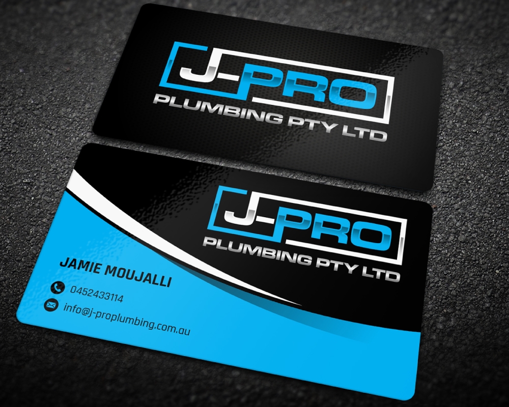 J-PRO Plumbing Pty Ltd logo design by Boomstudioz