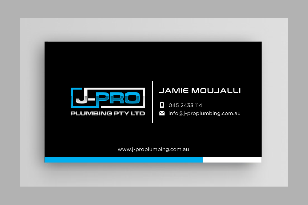 J-PRO Plumbing Pty Ltd logo design by w4hyu