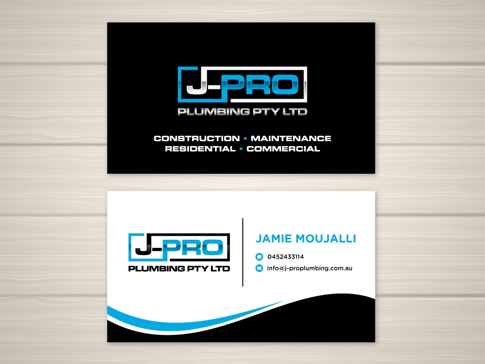 J-PRO Plumbing Pty Ltd logo design by labo