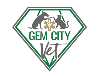 Gem City Vet logo design by DreamLogoDesign