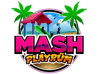 MASH Playrüm  logo design by Suvendu