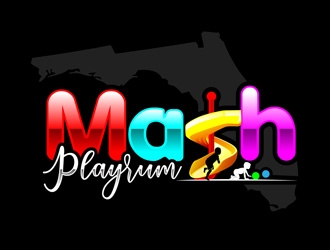 MASH Playrüm  logo design by DreamLogoDesign