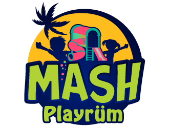 MASH Playrüm  logo design by MonkDesign