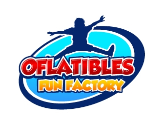 OFLATIBLES FUN FACTORY logo design by jaize
