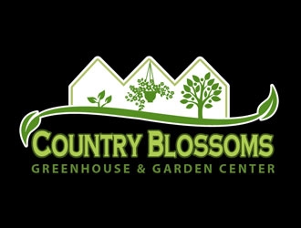 Country Blossoms logo design by LogoInvent