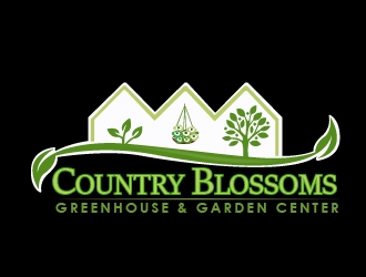 Country Blossoms logo design by art-design