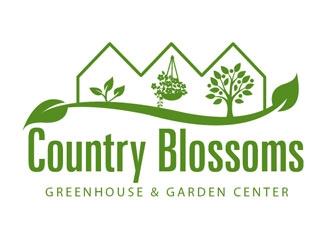 Country Blossoms logo design by frontrunner