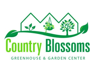 Country Blossoms logo design by frontrunner