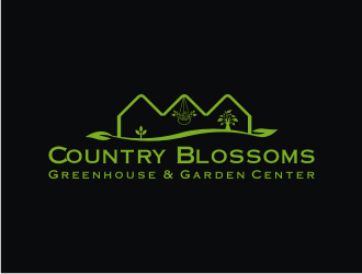 Country Blossoms logo design by mbamboex