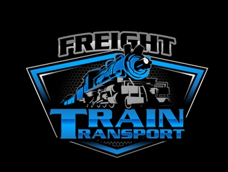 FREIGHT TRAIN TRANSPORT  logo design by DreamLogoDesign