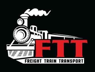 FREIGHT TRAIN TRANSPORT  logo design by Suvendu