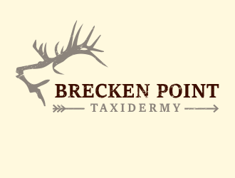Brecken Point Taxidermy logo design by BeDesign