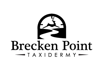 Brecken Point Taxidermy logo design by Marianne