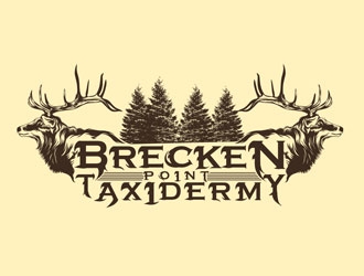 Brecken Point Taxidermy logo design by LogoInvent