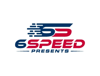6Speed Presents logo design by KDesigns