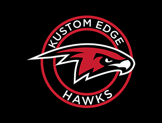 Custom Edge Hawks logo design by kurnia