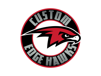 Custom Edge Hawks logo design by Kruger