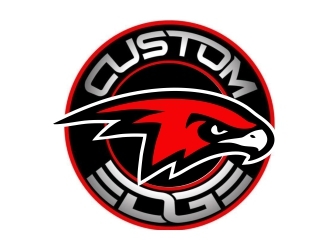 Custom Edge Hawks logo design by ruki