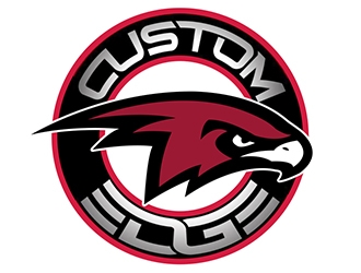 Custom Edge Hawks logo design by XyloParadise