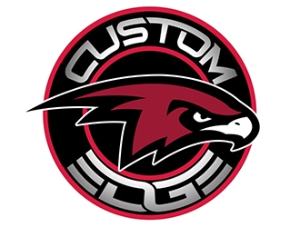 Custom Edge Hawks logo design by XyloParadise