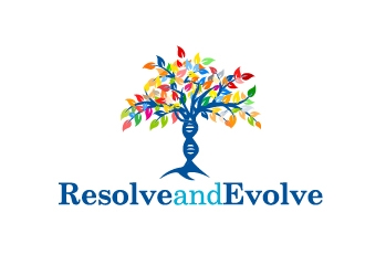 Resolve and Evolve logo design by Marianne