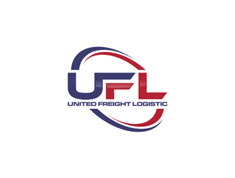 unitedfreightlogistic logo design by ndaru