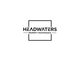 Headwaters Property Maintenance logo design by Greenlight