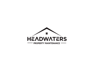 Headwaters Property Maintenance logo design by Greenlight