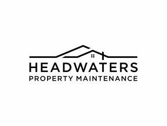Headwaters Property Maintenance logo design by checx