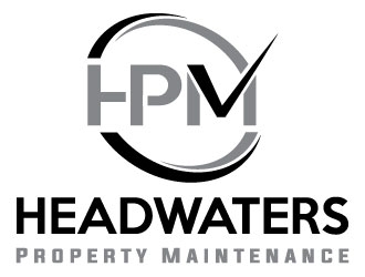 Headwaters Property Maintenance logo design by MonkDesign