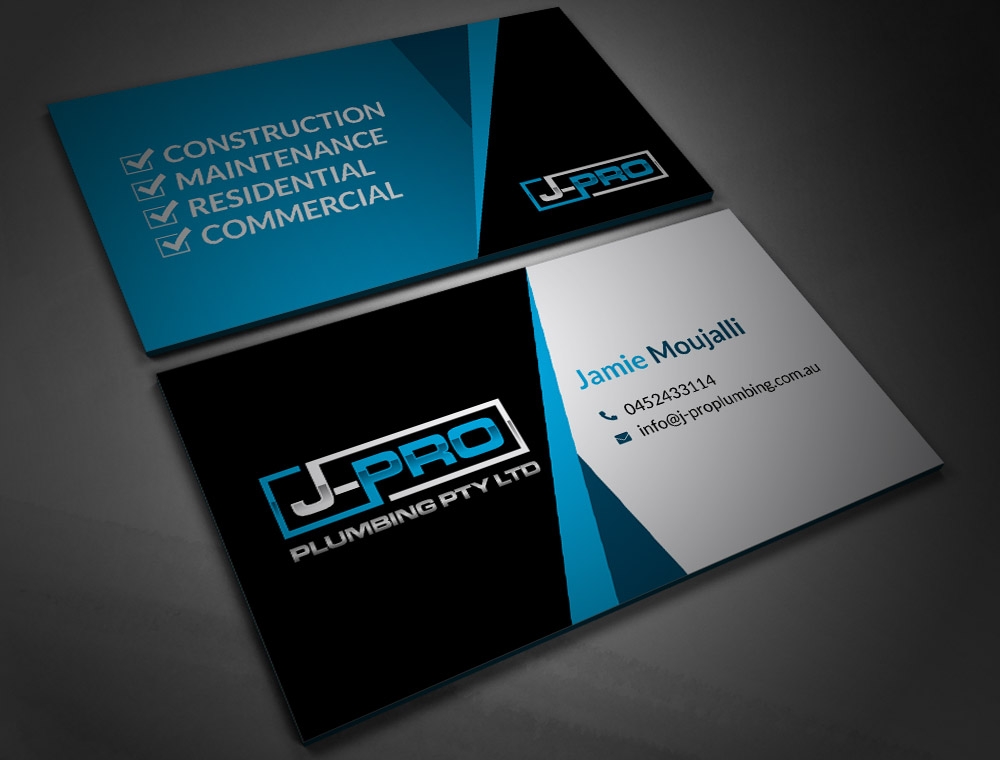 J-PRO Plumbing Pty Ltd logo design by fritsB